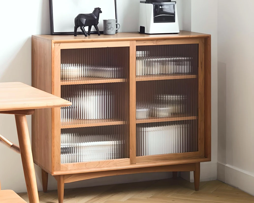 glass front sideboard